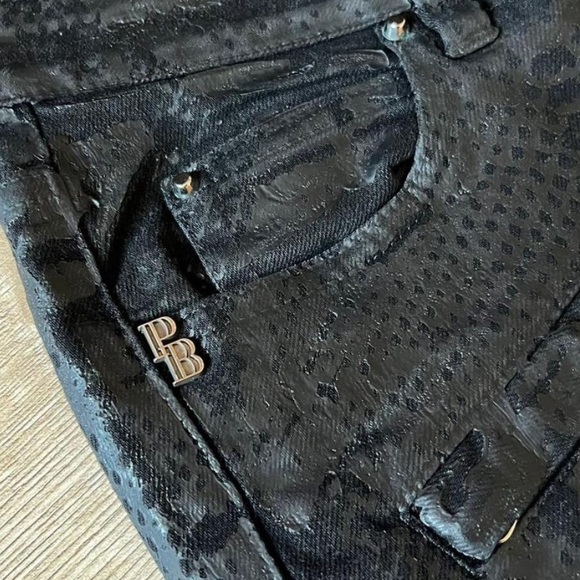 Pierre Balmain Wax Biker Jeans - Picture 4 of 4